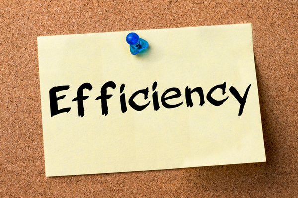 efficiency written on a sticky note depicting Propane Delivery and Storage