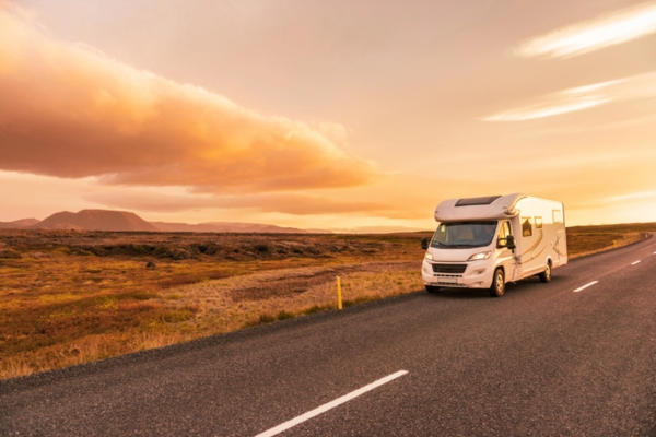 RV on a roadtrip