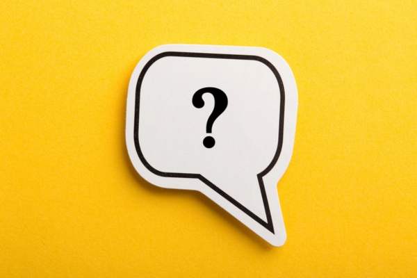 question mark on a speech bubble depicting FAQs About Propane for RV